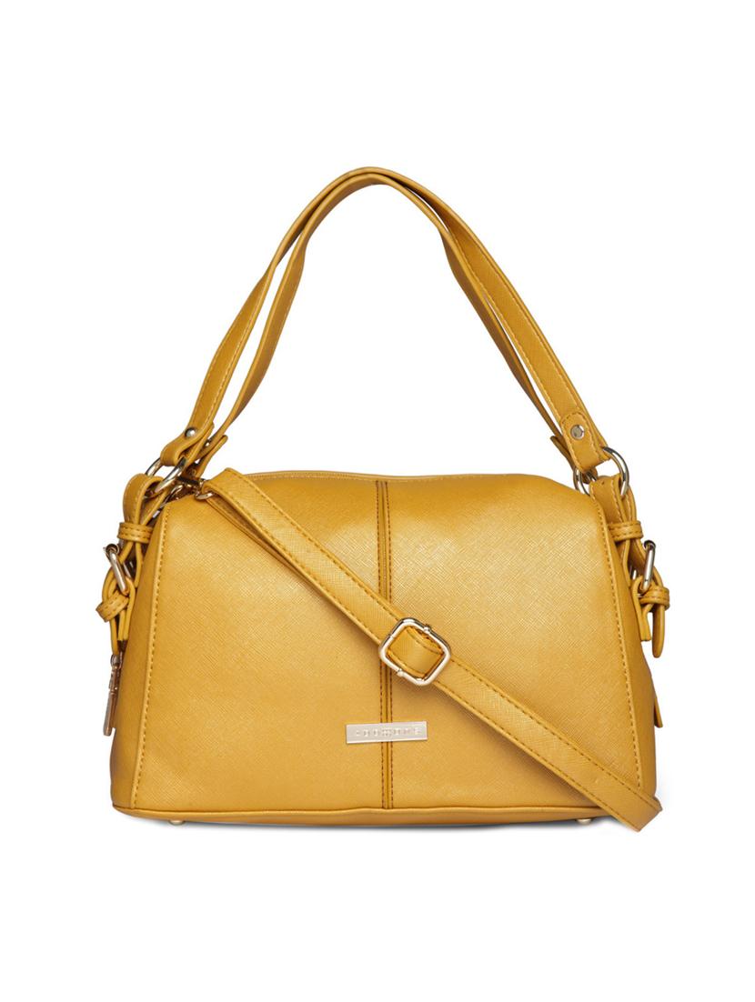 yellow leatherette handbag - 14373275 -  Zoom Image - 0