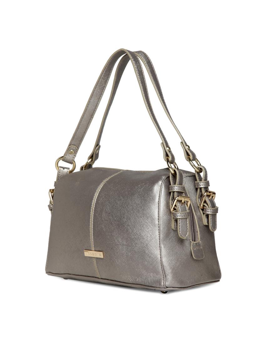 metallic leatherette handbag - 14373276 - Standard Image - 3