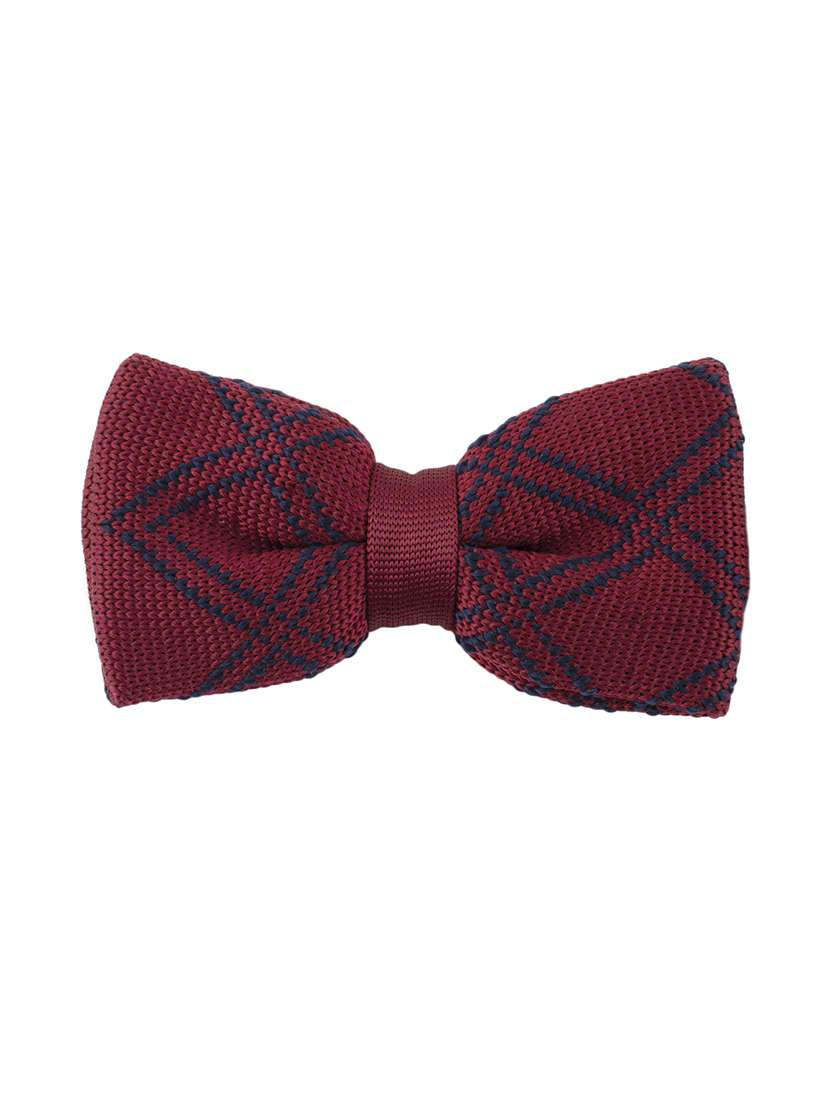 red micro fibre bow tie