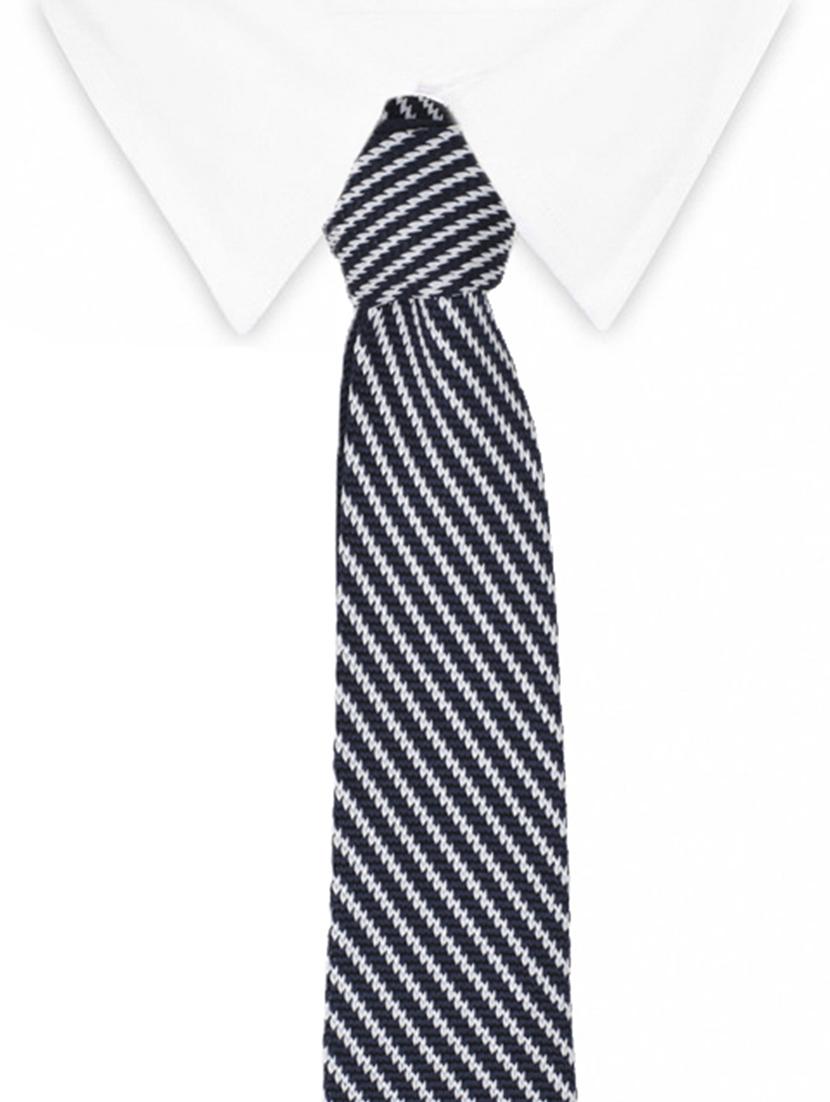 black micro fibre tie - 14375187 - Standard Image - 3