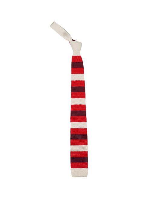 red micro fibre tie - 14375190 -  Standard Image - 0