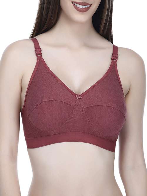 bow patch solid bra - 14376036 - Standard Image - 0
