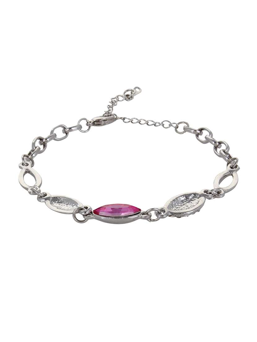 pink metal bracelet