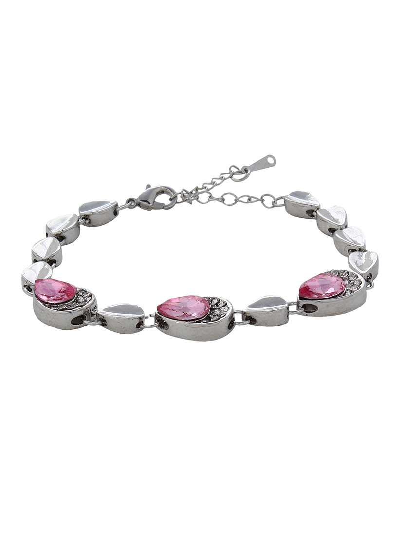 pink metal bracelet