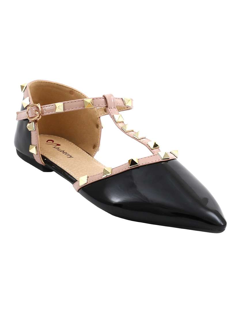 black closed back sandal