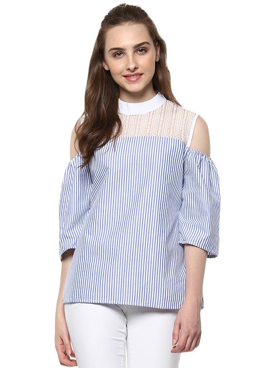 women's straight mock neck top - 14381053 -  Zoom Image - 0