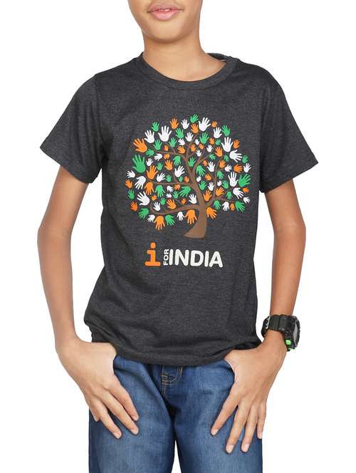 black cotton blend tshirt - 14387526 -  Standard Image - 0