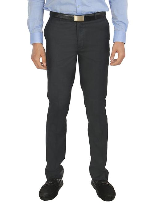 navy blue polyester formal trouser - 14387594 -  Standard Image - 0