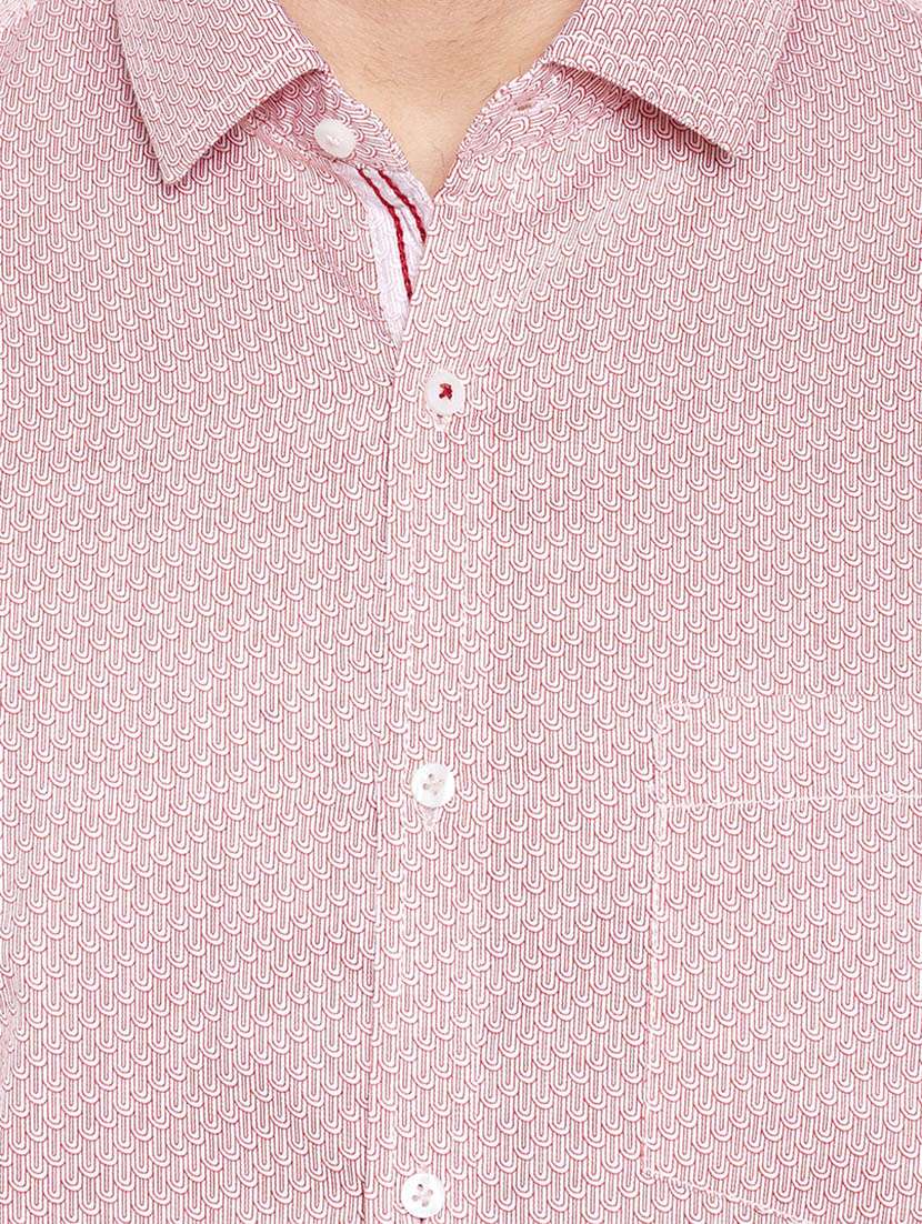 pink cotton casual shirt - 14390940 -  Standard Image - 3