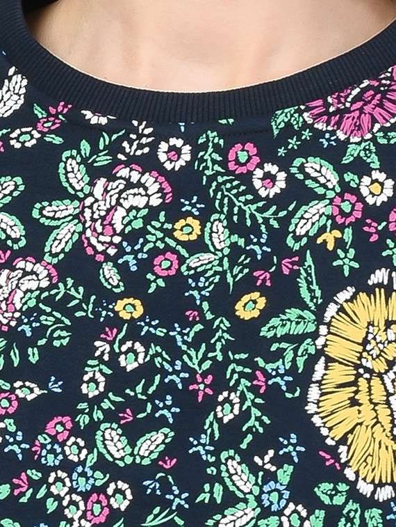 navy blue fleece sweatshirt - 14391162 -  Standard Image - 3