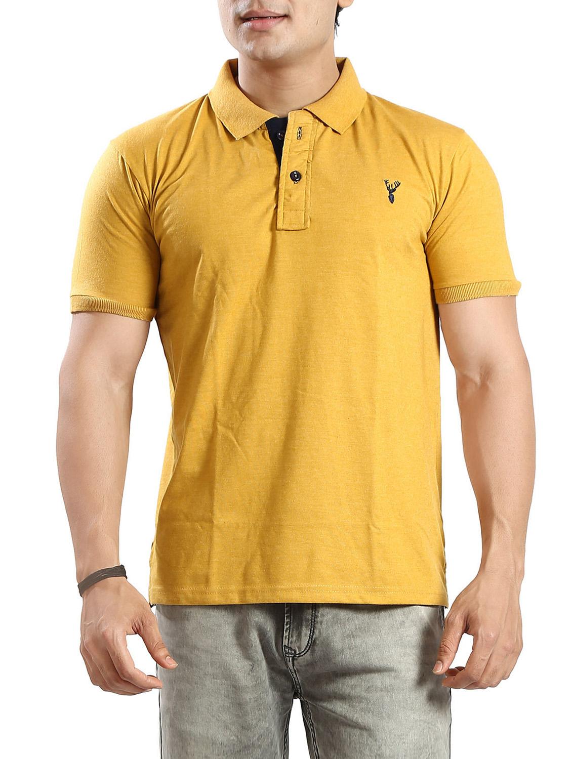 yellow cotton t-shirt - 14393887 - Zoom Image - 0