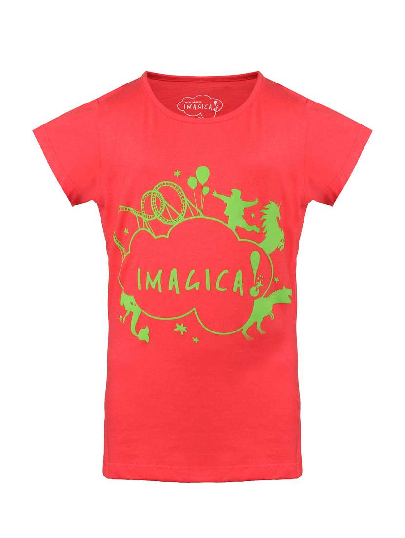 red printed cotton top - 14396866 -  Zoom Image - 0