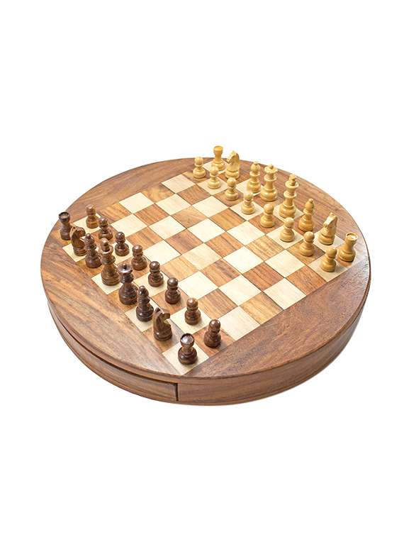 wooden chess board