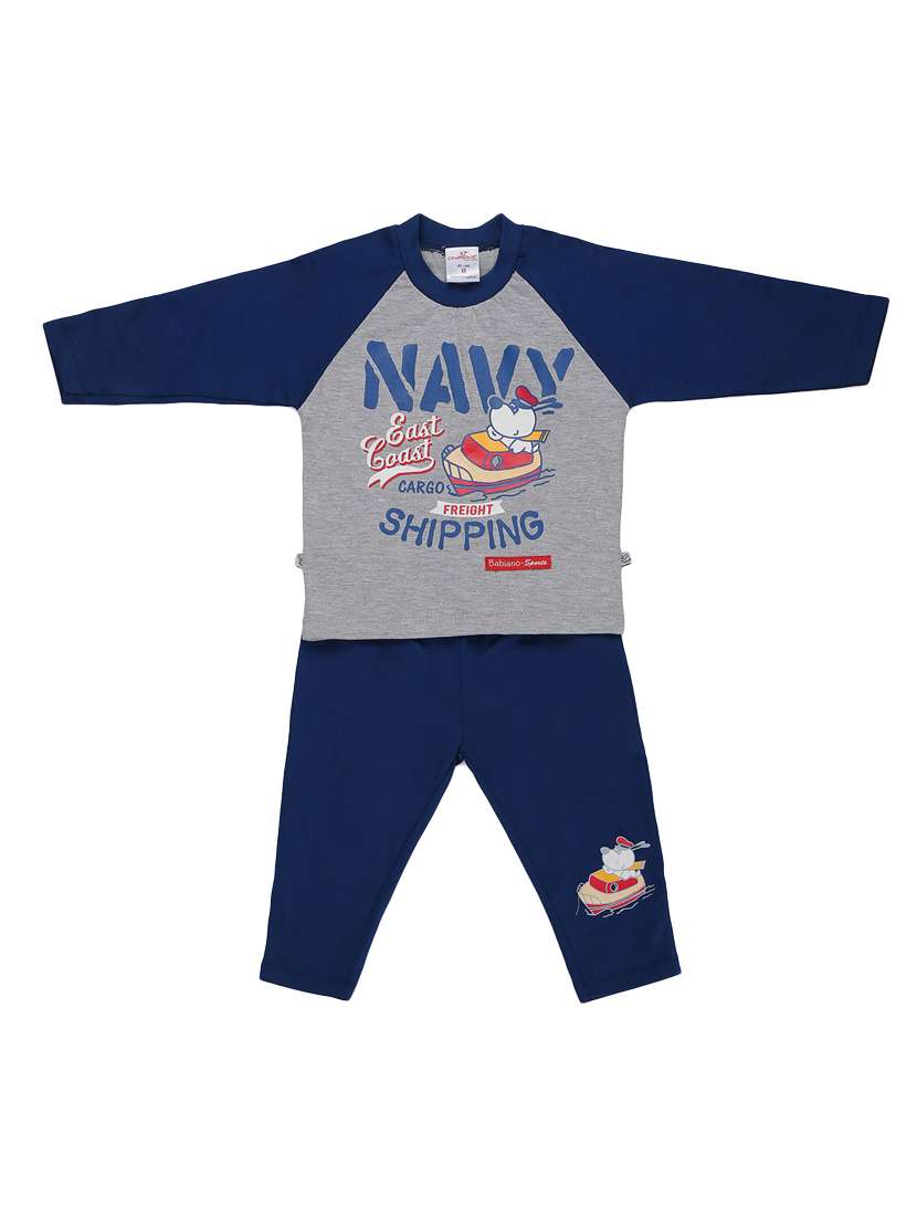 blue cotton pyjama set nightwear