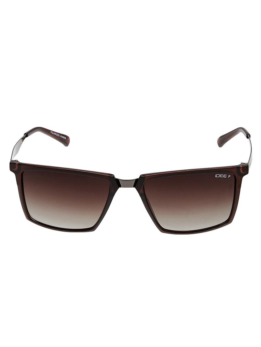 idee polarized square unisex sunglasses - (ids2234c3psg|55|brown gradient color) - 14410860 -  Zoom Image - 0