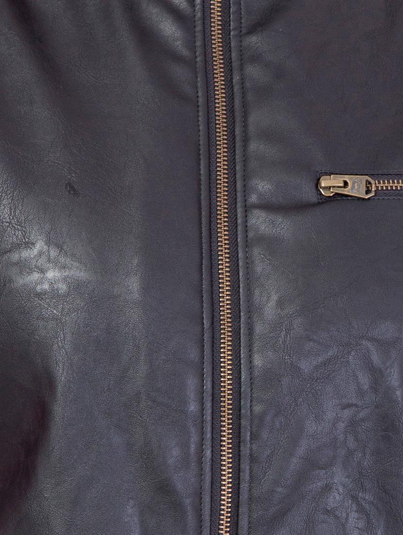 black pu leatherleatherette jacket - 14414389 - Standard Image - 3