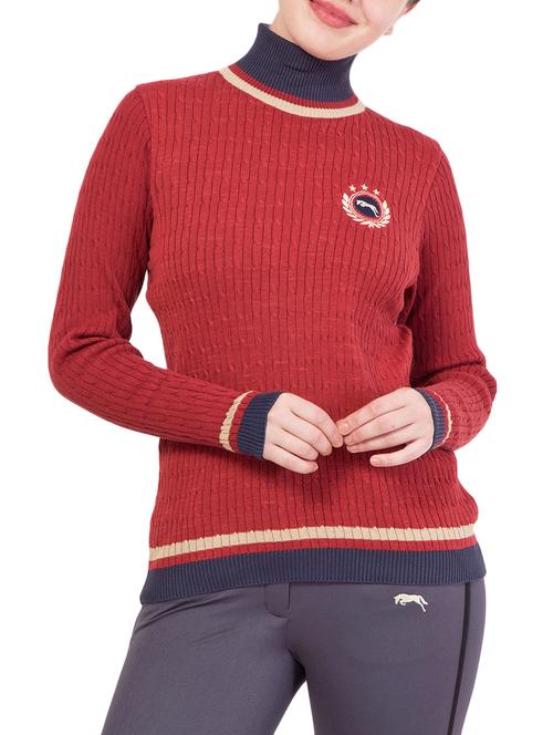 red cotton pullover - 14415723 - Standard Image - 0