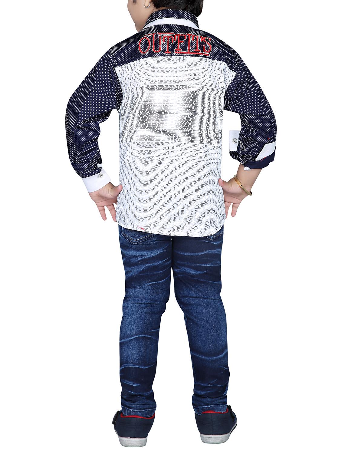 blue cotton full length set - 14416368 - Standard Image - 3