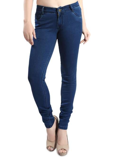 blue denim jeans - 14419324 -  Standard Image - 0
