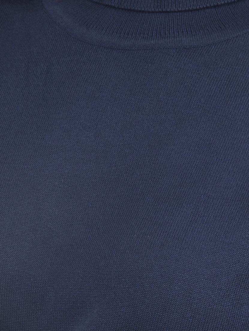 navy blue viscose pullover - 14419585 - Standard Image - 3