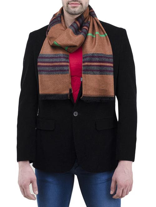 brown viscose muffler - 14424766 -  Standard Image - 0