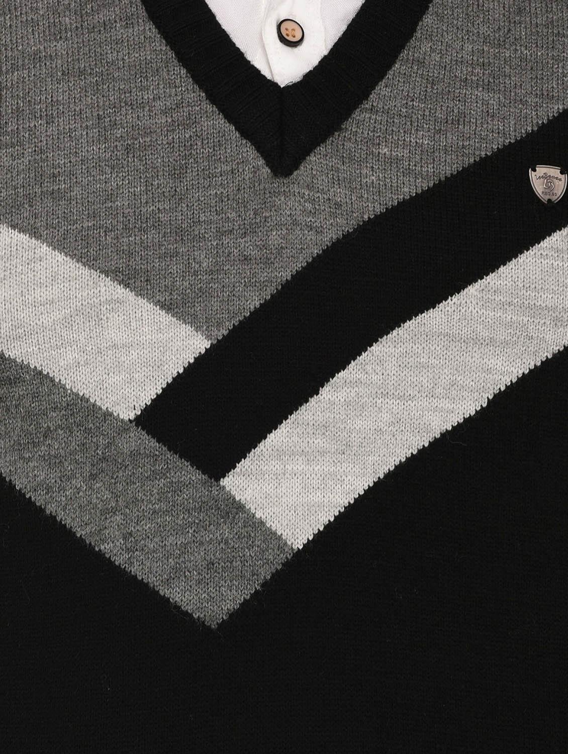 black acrylic sweater - 14425123 - Standard Image - 3