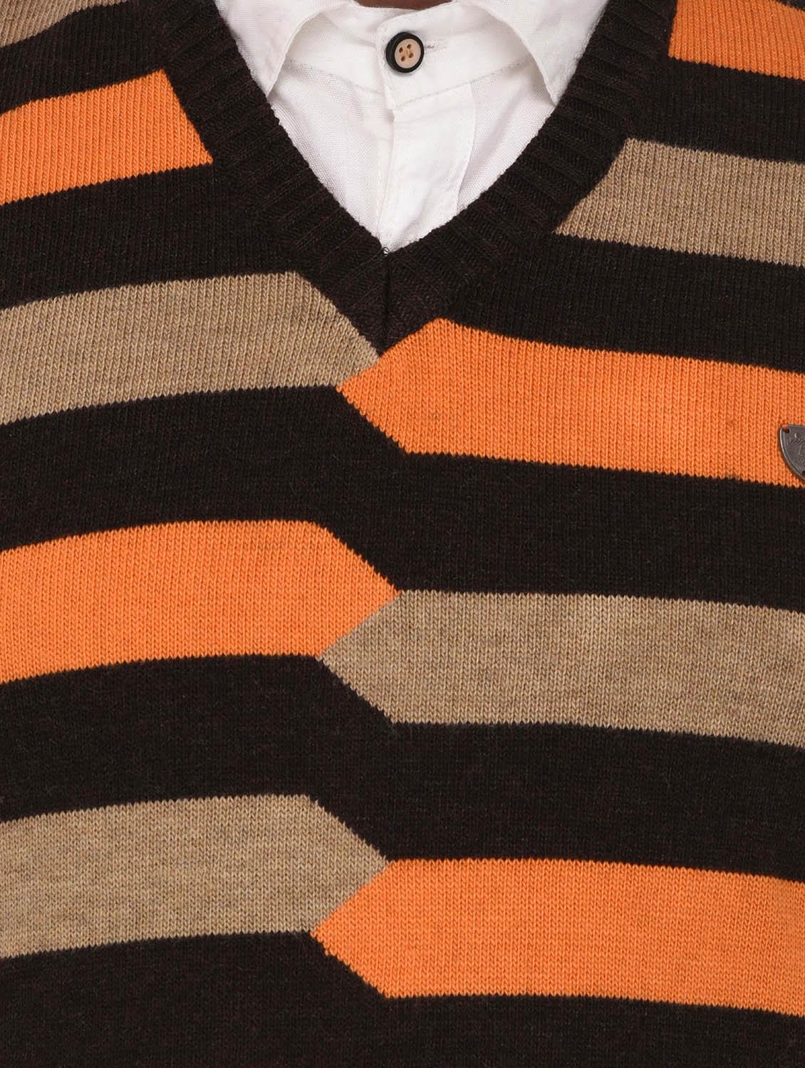 brown acrylic sweater - 14425125 - Standard Image - 3