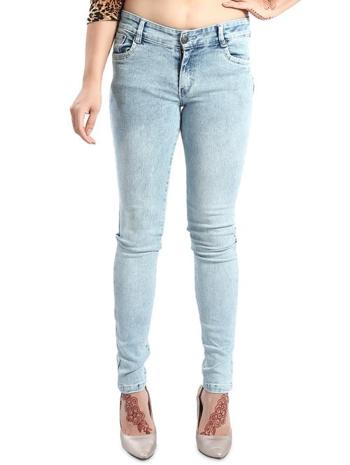 women's plain slim fit jeans - 14426495 - Standard Image - 0