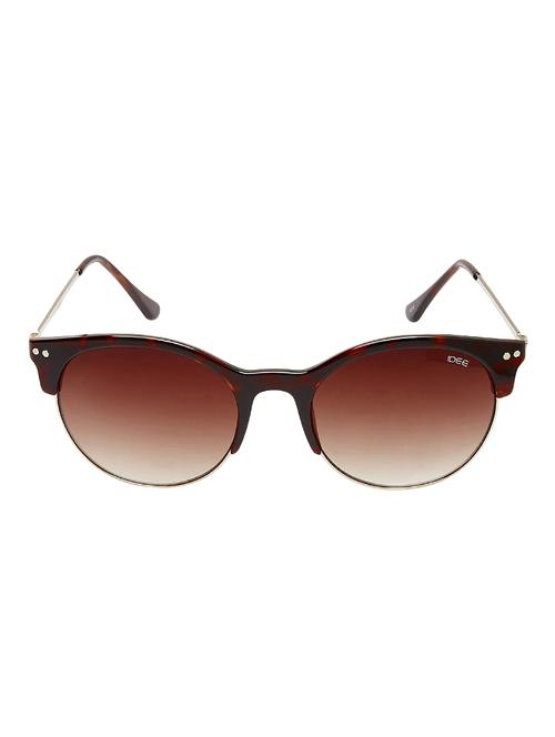 idee gradient round women's sunglasses - (ids2180c2sg|54|brown gradient color) - 14426525 -  Standard Image - 0