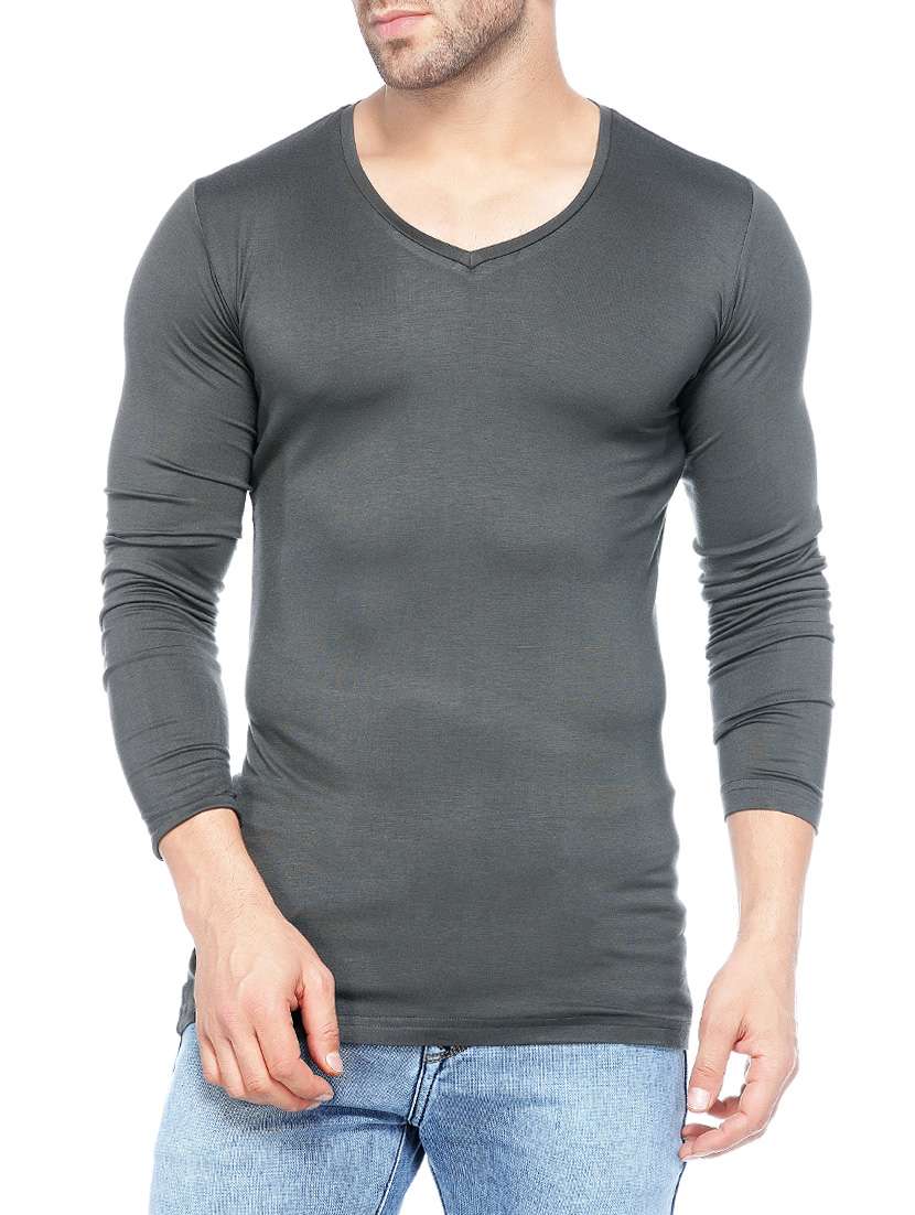 grey viscose t-shirt