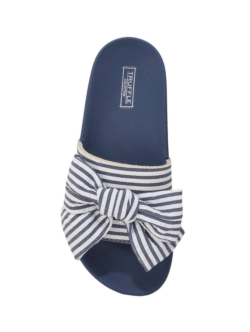 navy synthetic slides - 14434782 -  Standard Image - 3