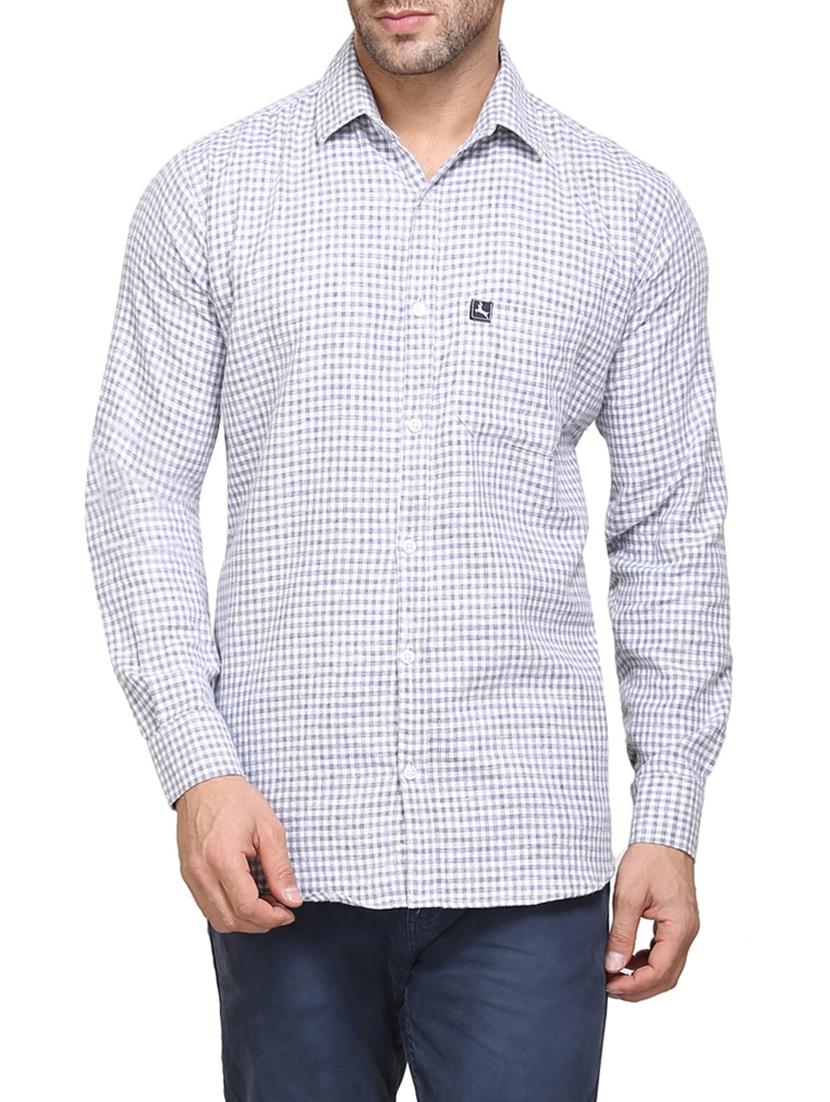white cotton casual shirt - 14435309 - Zoom Image - 0