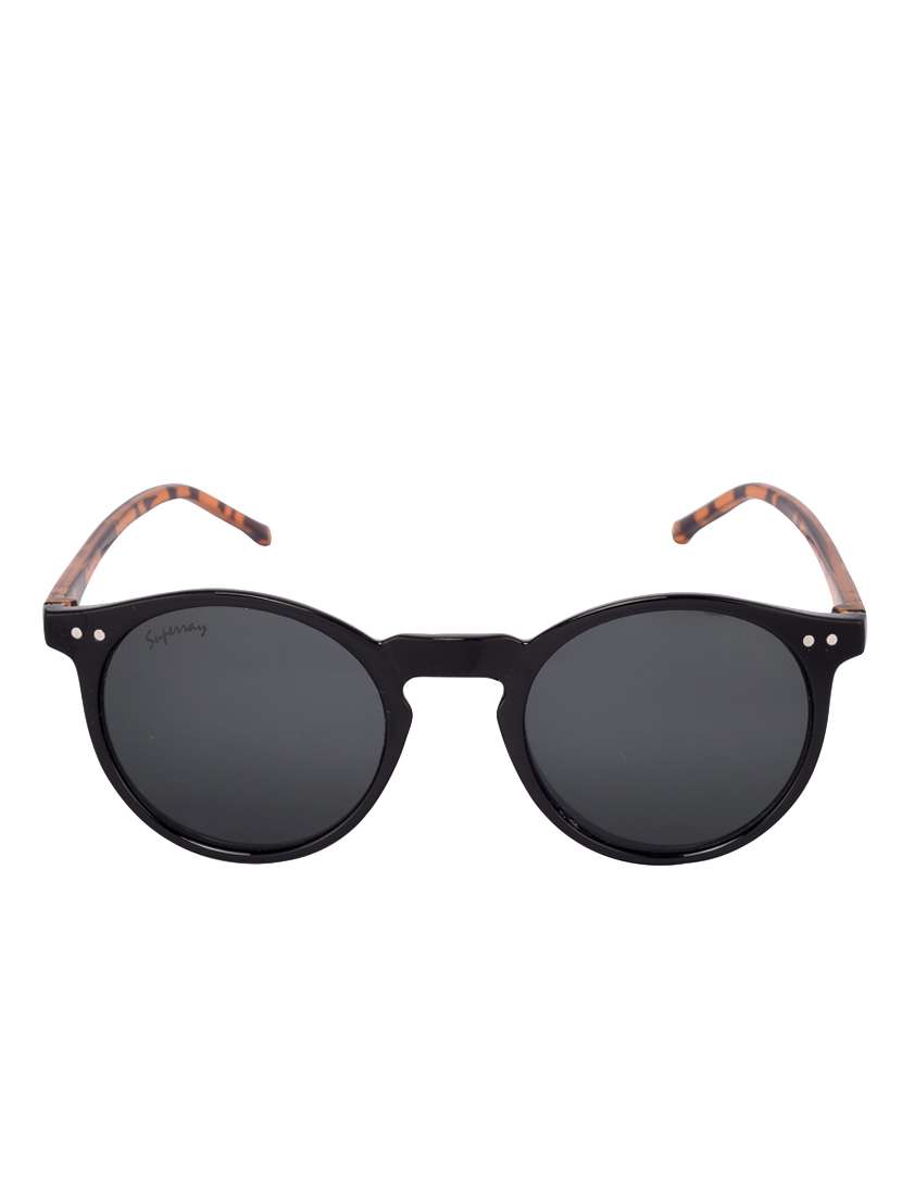 superray pt942-bk-lprd multi-colour round sunglasses for men & women
