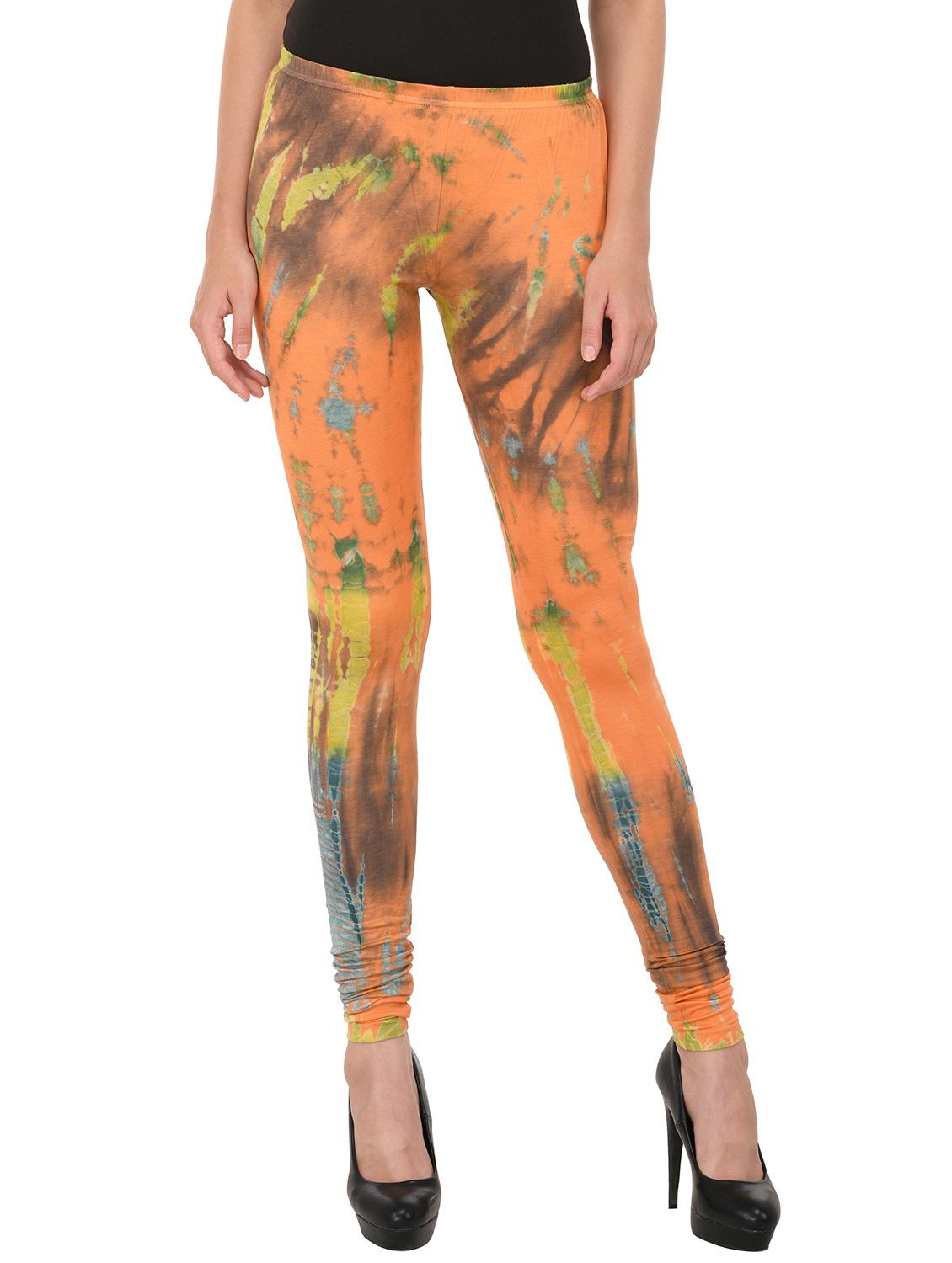 orange printed legging - 14439841 -  Zoom Image - 0