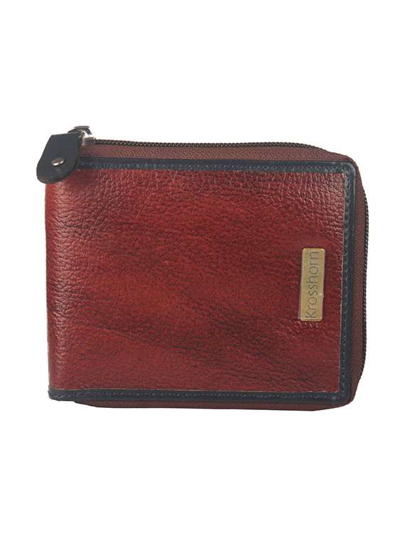 brown leather wallet
