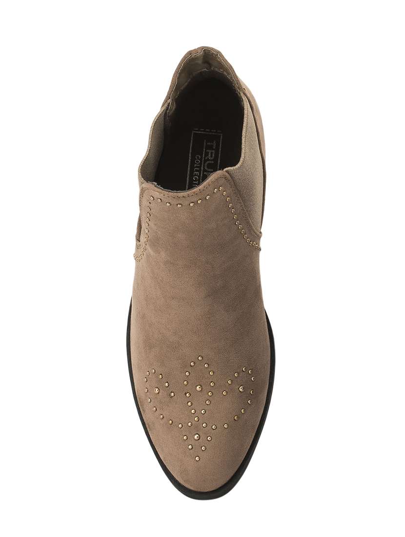 brown suede ankle boot - 14448316 -  Standard Image - 3