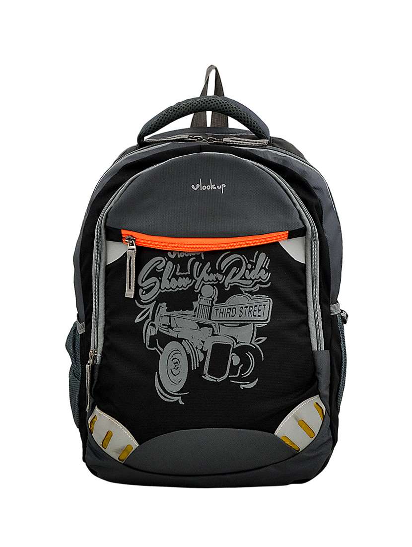 black polyester backpack - 14449791 - Zoom Image - 0