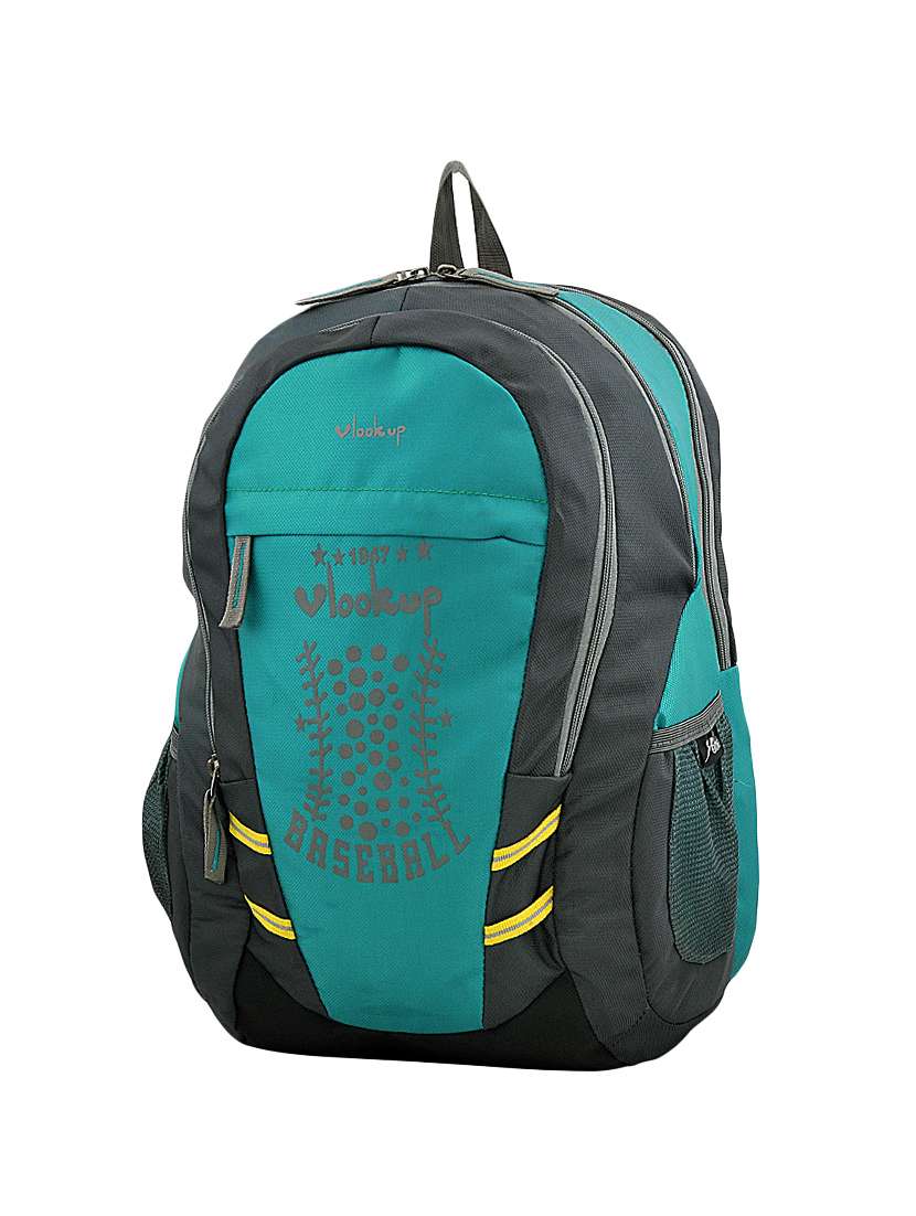 blue polyester backpack - 14449792 - Standard Image - 3