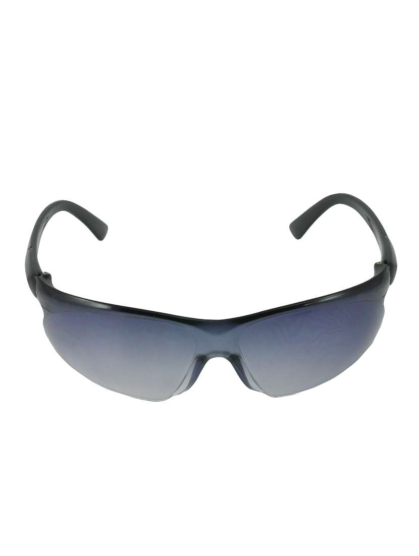 alpha man "motorcycle mania reloaded" grey-black half-rim shield sunglasses