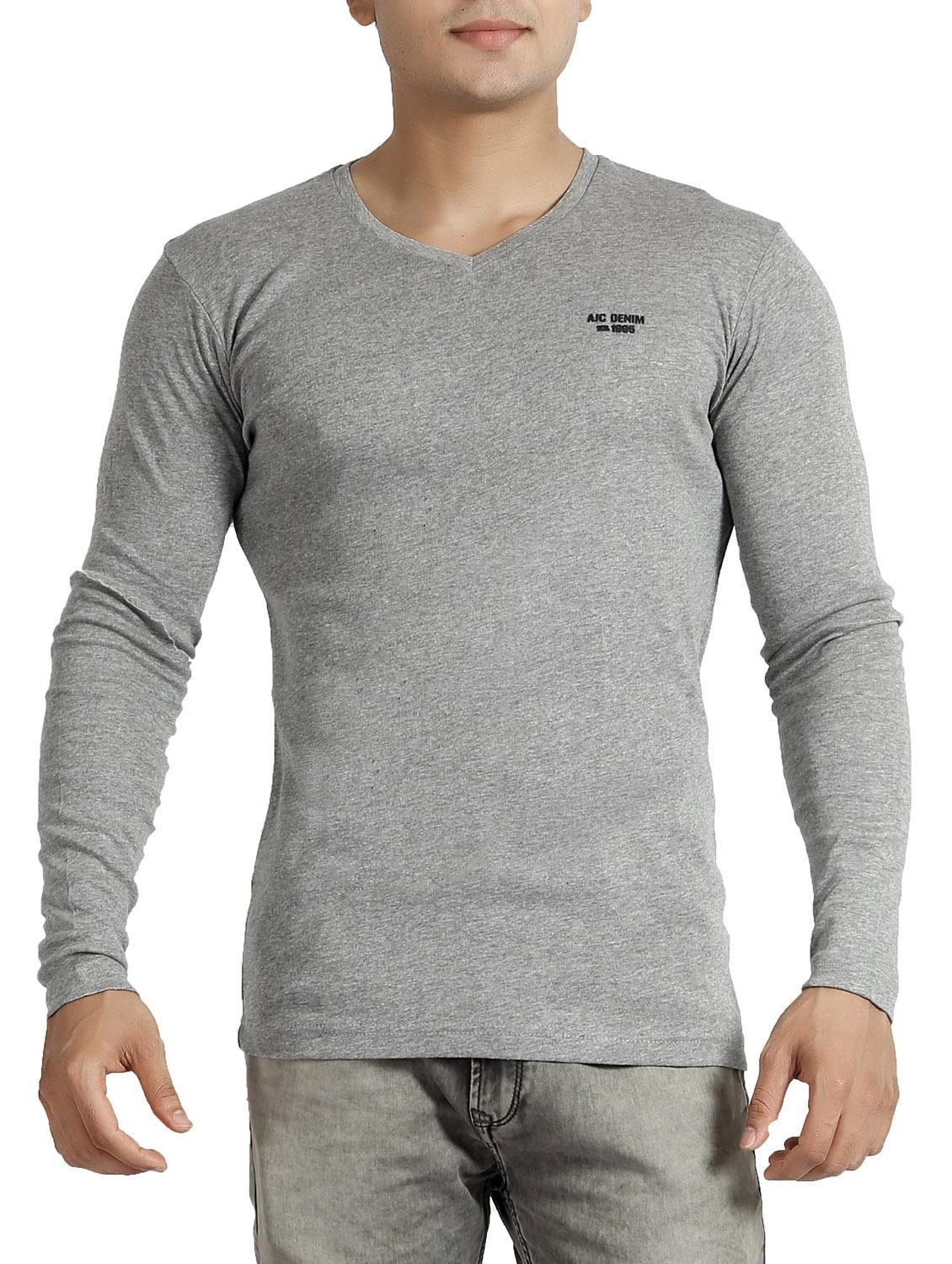 grey cotton t-shirt - 14453148 - Zoom Image - 0