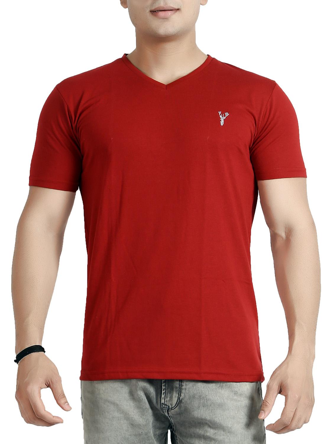 red cotton t-shirt - 14453171 -  Zoom Image - 0