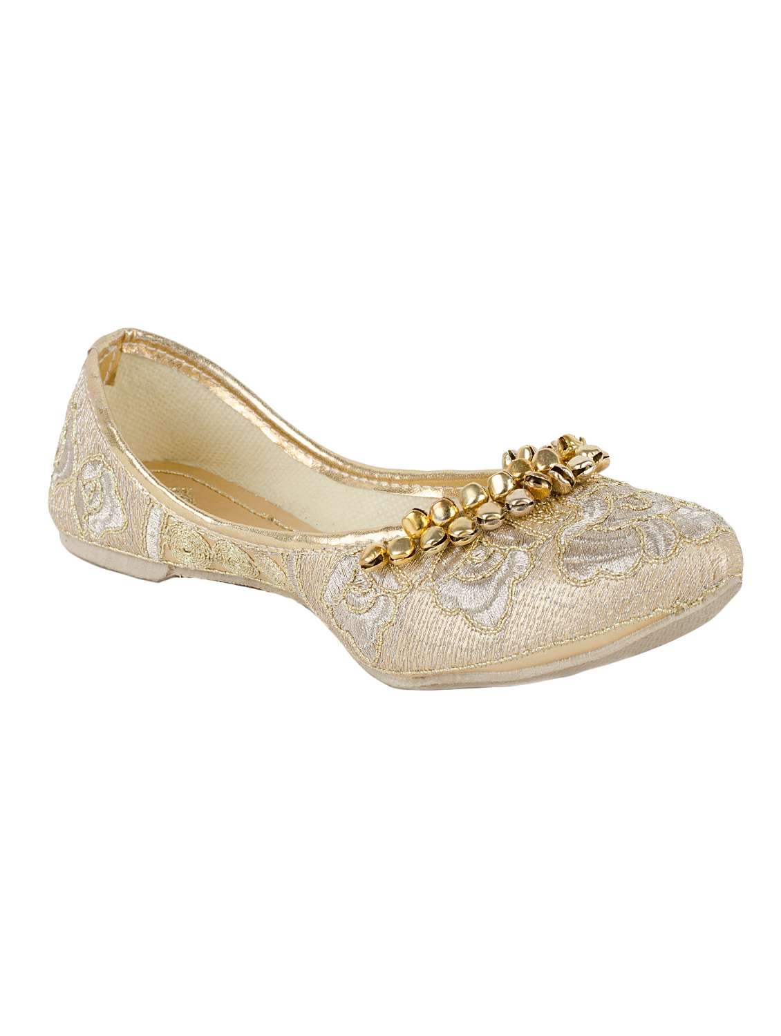 gold slip on jutis