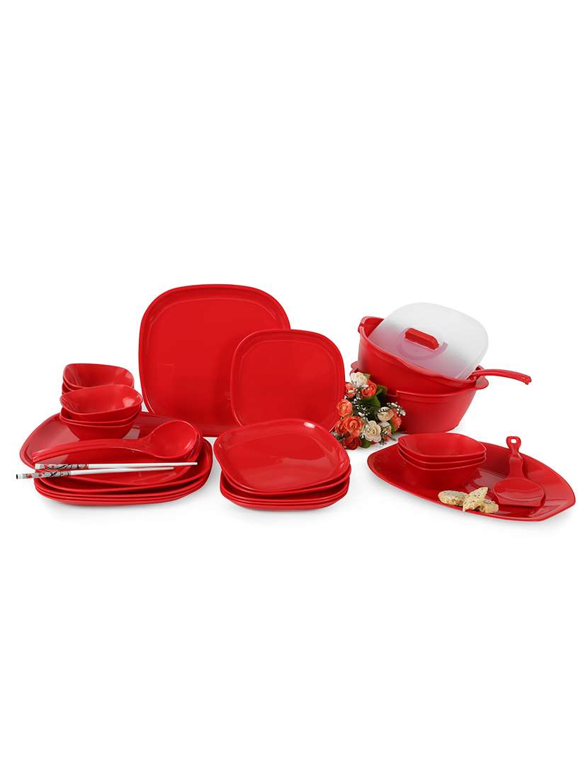 Buy online Microwave Safe 32 Pcs Dinner Set from Tableware for