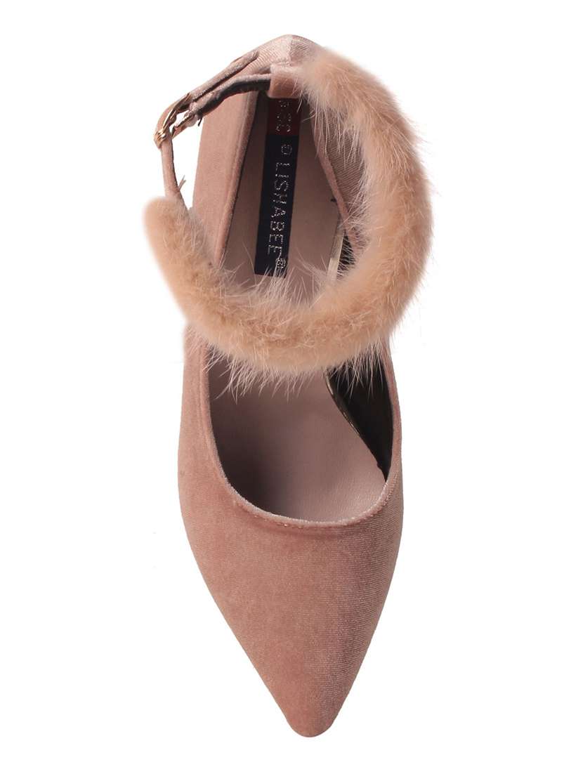 nude ankle strap sandal - 14457071 - Standard Image - 3