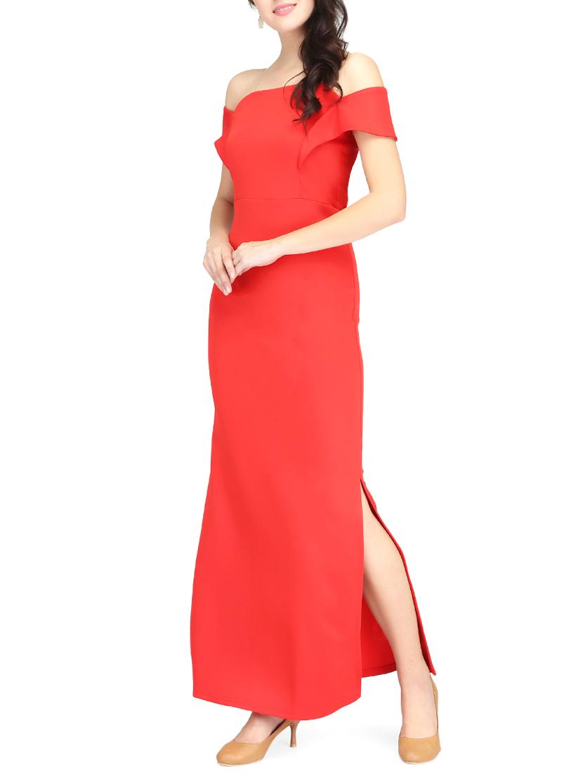 Red Scuba Dress