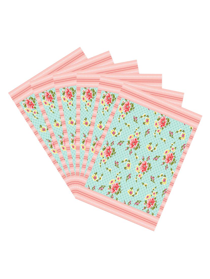 printed polyester set of 6 placemat - 14461728 -  Zoom Image - 0