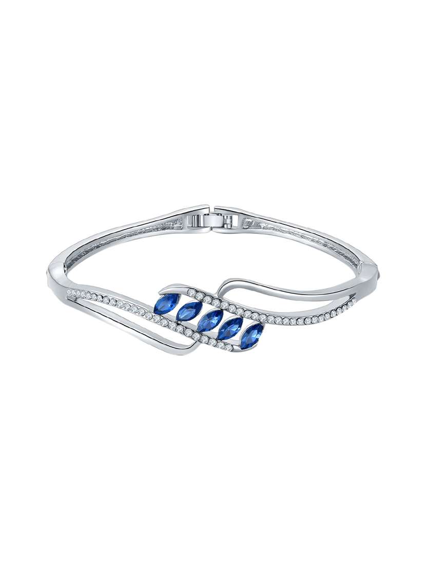 blue metal links bracelet