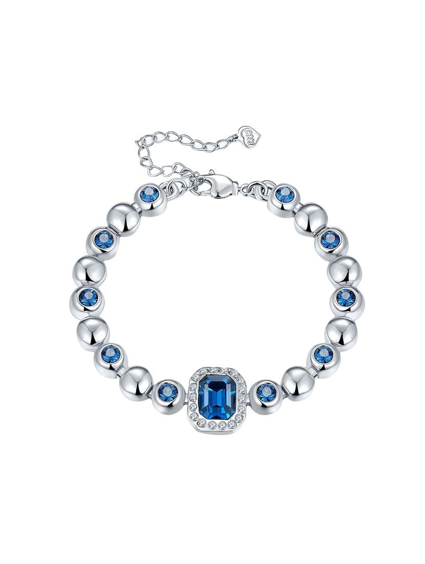 blue metal links bracelet