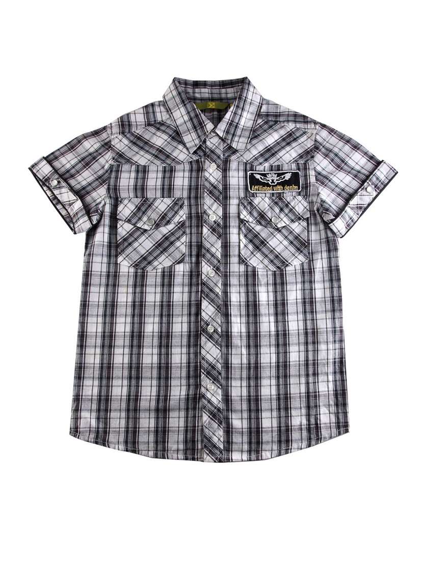 Pocket Patched Checkered Shirt
