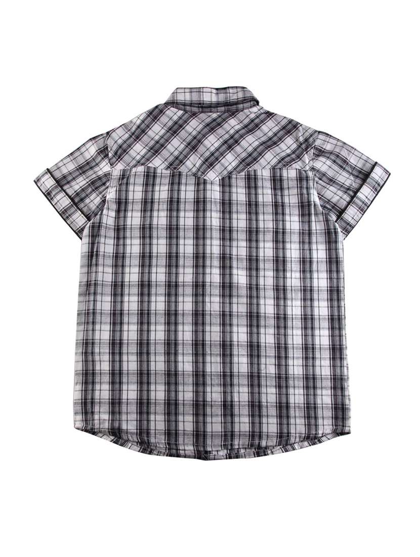 Pocket Patched Checkered Shirt